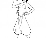 Coloriage Aladdin