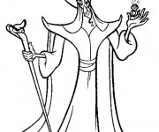 Coloriage Dessin du terrible Jafar