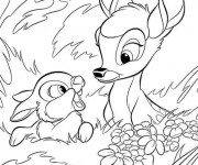 Coloriage Bambi 2