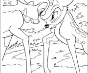 Coloriage Gerri et Geno se disputent