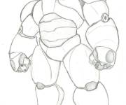 Coloriage Apprendre &agrave; dessiner le robot Baymax