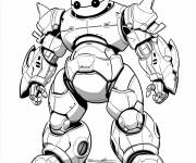 Coloriage Armure Baymax