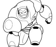 Coloriage Atterrissage Baymax