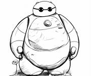 Coloriage Baymax 3D