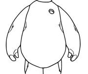Coloriage Baymax adorable
