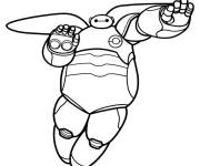 Coloriage Baymax ail&eacute;