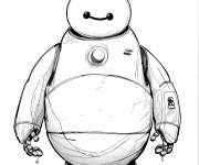 Coloriage Baymax corps entier