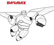 Coloriage Baymax dans l'affichage de Big Hero 6