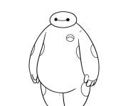 Coloriage Baymax de Disney imprimable