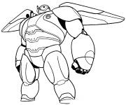 Coloriage et dessins gratuit Baymax Mech de Disney à imprimer