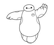 Coloriage Baymax simple