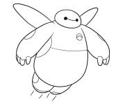 Coloriage Baymax stylis&eacute;
