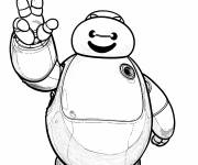 Coloriage Baymax tadashi