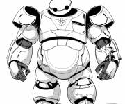 Coloriage Combinaison du robot Baymax