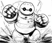 Coloriage Force de Baymax