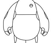 Coloriage Le robot Baymax de Disney