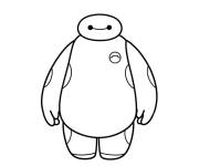 Coloriage Profil de Baymax