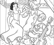 Coloriage Blanche Neige 65