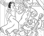 Coloriage Blanche Neige 65