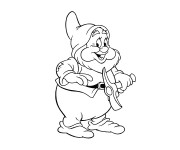 Coloriage Joyeux le nain