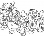 Coloriage Blanche Neige Noel