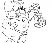 Coloriage Prof blanche neige