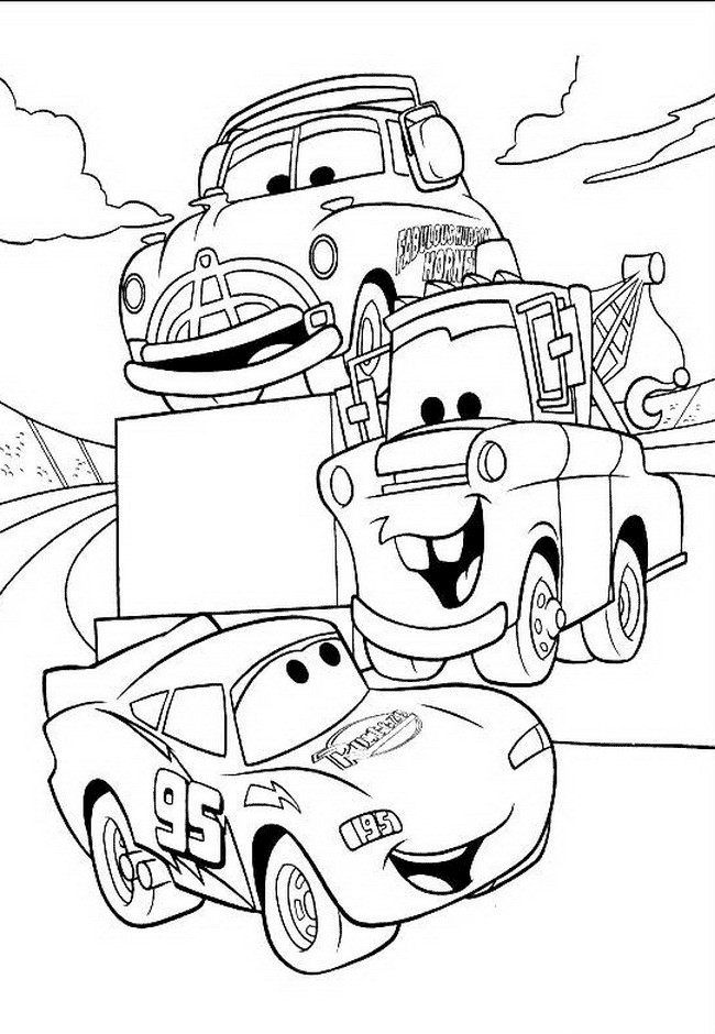 Coloriage Cars 1 Dessin Gratuit A Imprimer