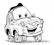 Coloriage et dessins gratuit Cars Andrea à imprimer