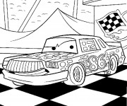 Coloriage Cars Greg Candyman