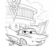 Coloriage Cars V8