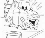 Coloriage Cars Vroomaroundus bugus pixar Disney