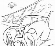 Coloriage et dessins gratuit Disney Flash McQueen à imprimer