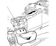 Coloriage Flash, Martin et Clayton Gentlebreeze