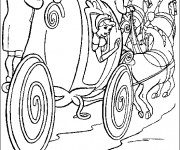 Coloriage et dessins gratuit Cendrillon à imprimer