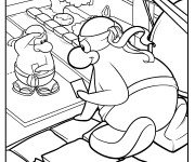 Coloriage Club Penguin pour enfant