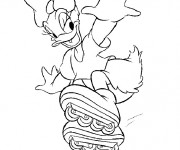 Coloriage Daisy s'amuse