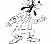 Coloriage Dingo effray&eacute;