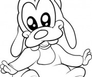 Coloriage L'adorable Dingo