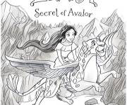 Coloriage et dessins gratuit Affiche de dessin anim&eacute; Elena d'avalor pour enfant à imprimer