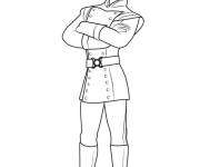 Coloriage Capitaine de la Garde Royale d’Avalor dessin animé