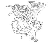 Coloriage Elena et Luna sauve la royaume