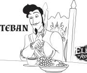 Coloriage Esteban d'Elena d'Avalor