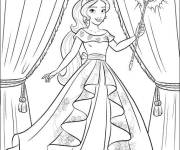 Coloriage La belle princesse Elena