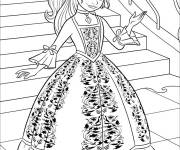 Coloriage La petite princesse Elena d'Avalor