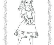Coloriage La petite s&oelig;ur d'Elena d'Avalor
