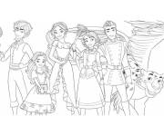 Coloriage Les personnages d'Elena d'Avalor