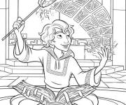 Coloriage Mateo apprends la magie