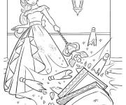 Coloriage Princesse Elena d'Avalor toute puissante