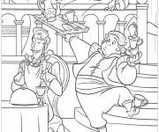Coloriage Sc&egrave;ne d'Elena d'Avalor dessin anim&eacute;