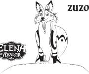 Coloriage Zuzo, animal d'Elena d'Avalor